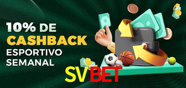 10% de bônus de cashback na SVBET